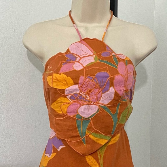 Caroline Constas Floral Embroidered Maxi Dress - Picture 5 of 14